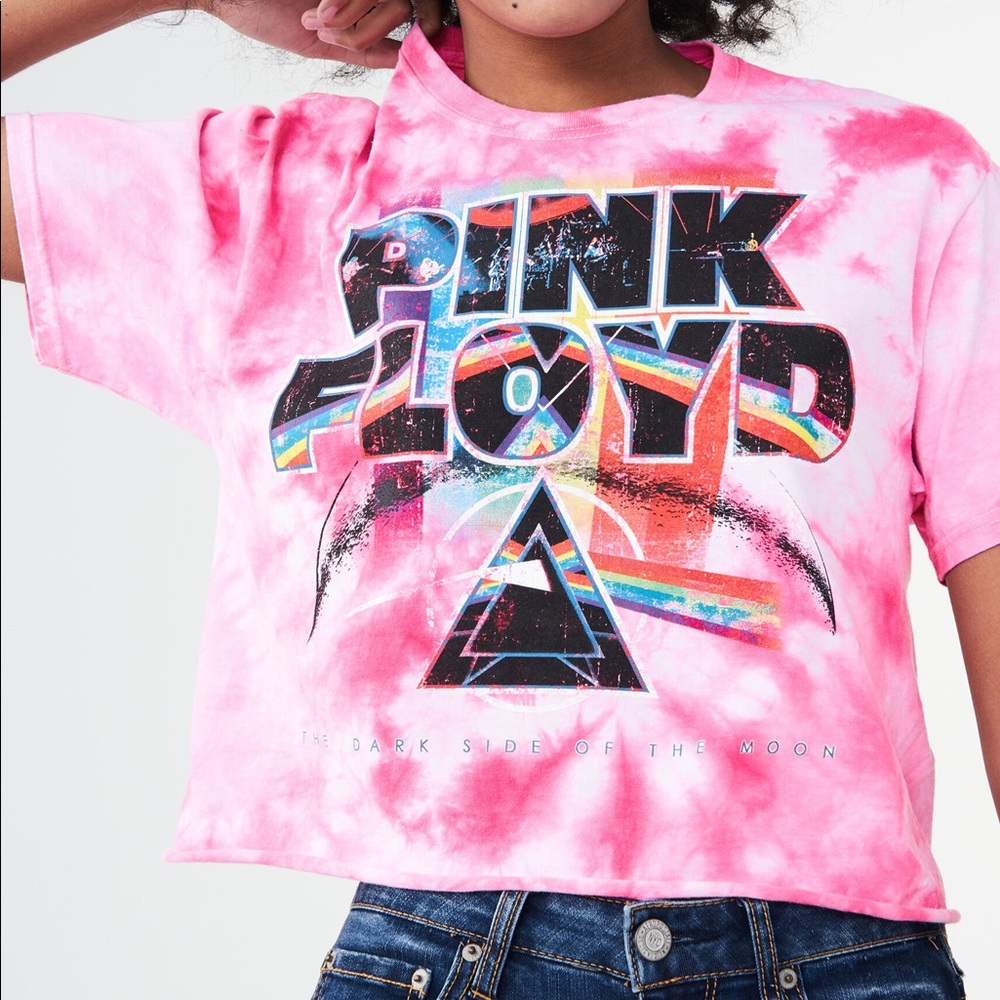 PINK FLOYD Prism Heartbeat Pink Ladies T-shirt